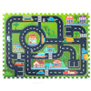 PLAY 10 Foam Playmat for Babies, Interlocking Foam Tiles, Foam Floor Mats City Road Track Puzzle Mat 12 Pieces