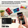 KODAK Step Wireless Mobile Photo Mini Color Printer (Black) Compatible w/ iOS & Android, NFC & Bluetooth Devices, Black, 2x3