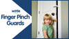 Wittle Door Pinch Guard - 4pk. Baby Proofing Doors Made Easy with Soft Yet Durable Foam Door Stopper. Prevents Finger Pinch Injuries, Slamming Doors, and Child or Pet from Getting Locked in Room