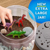 NATIONAL GEOGRAPHIC Dinosaur Terrarium Kit for Kids - Multicolor Light Up Terrarium Kit for Kids, Build a Dinosaur Habitat with Real Plants & Fossils, Science Kit, Dinosaur Toys for Kids, Kids Science