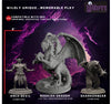 Wildspire Fantasy Miniatures & Bookish Dragon for DND Miniatures Monsters DND 28mm Bulk Dungeons & Dragons Miniatures D&D Miniatures Monsters DND Minis DND Figures Starter Set Pathfinder Miniatures