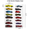 KISLANE 16 Display Case Compatible with Hot Wheels, Matchbox Cars, Transparent Acrylic Display Case for Hot Wheels, Matchbox Cars (Transparent)