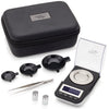 Smart Weigh 50g x 0.001 grams, Premium High Precision Digital Milligram Scale, includes Tweezers, Calibration Weights,Three Weighing Pans and Case